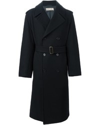 Черное длинное пальто от Marni