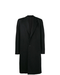 Черное длинное пальто от Mauro Grifoni