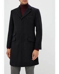 Черное длинное пальто от Merc