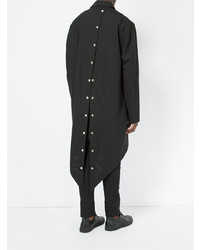 Черное длинное пальто от Moohong