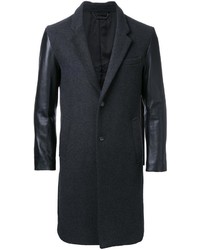 Черное длинное пальто от Monkey Time