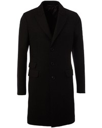 Черное длинное пальто от Neil Barrett