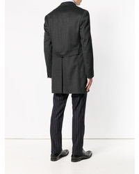 Черное длинное пальто от Corneliani