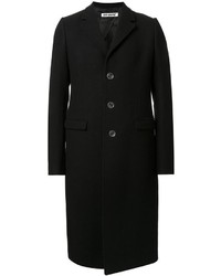 Черное длинное пальто от Off-White