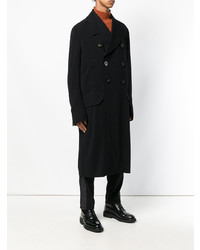 Черное длинное пальто от Rick Owens