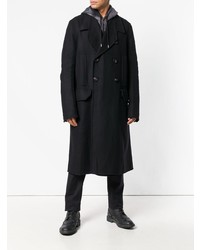 Черное длинное пальто от Rick Owens