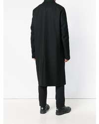 Черное длинное пальто от Rick Owens