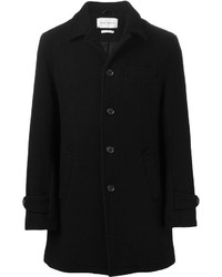 Черное длинное пальто от Oliver Spencer
