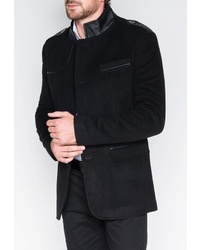 Черное длинное пальто от OMBRE