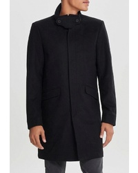Черное длинное пальто от ONLY & SONS