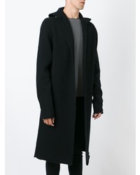 Черное длинное пальто от Label Under Construction