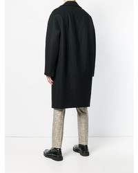 Черное длинное пальто от Neil Barrett