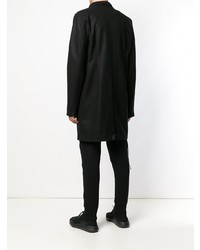 Черное длинное пальто от Unravel Project