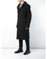 Черное длинное пальто от Thamanyah