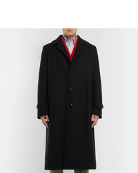 Черное длинное пальто от Gucci