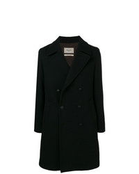 Черное длинное пальто от Paltò