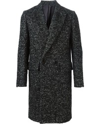 Черное длинное пальто от Paul Smith