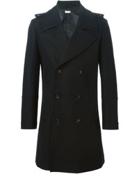 Черное длинное пальто от (+) People