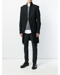 Черное длинное пальто от Cedric Jacquemyn