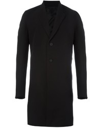 Черное длинное пальто от Rick Owens