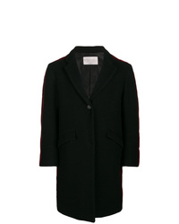 Черное длинное пальто от Route Des Garden
