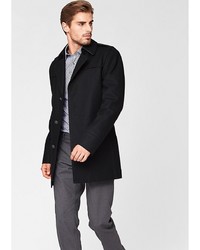 Черное длинное пальто от s.Oliver