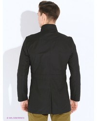 Черное длинное пальто от s.Oliver