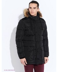 Черное длинное пальто от Sela