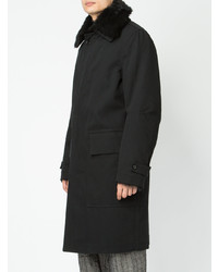 Черное длинное пальто от Ann Demeulemeester