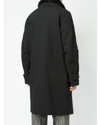 Черное длинное пальто от Ann Demeulemeester