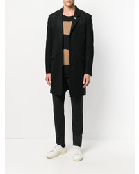 Черное длинное пальто от Low Brand