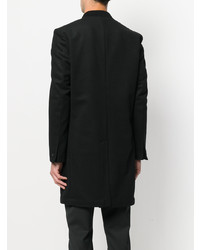 Черное длинное пальто от Low Brand