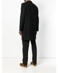 Черное длинное пальто от Tonello