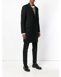 Черное длинное пальто от Dolce & Gabbana