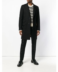 Черное длинное пальто от Dolce & Gabbana