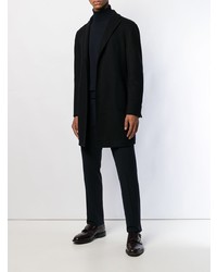 Черное длинное пальто от Tagliatore