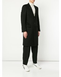 Черное длинное пальто от Loveless