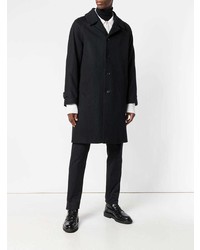 Черное длинное пальто от MACKINTOSH