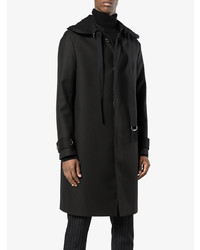 Черное длинное пальто от Lanvin