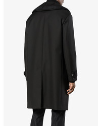 Черное длинное пальто от Lanvin