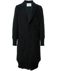 Черное длинное пальто от Societe Anonyme