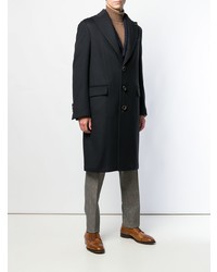 Черное длинное пальто от Gabriele Pasini