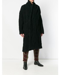 Черное длинное пальто от Uma Wang