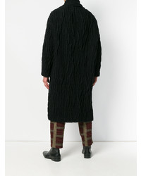 Черное длинное пальто от Uma Wang