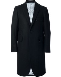 Черное длинное пальто от Thom Browne