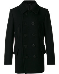 Черное длинное пальто от Tom Ford