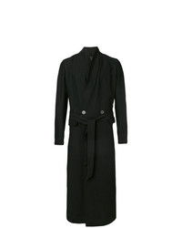 Черное длинное пальто от Tom Rebl