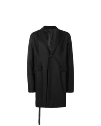 Черное длинное пальто от Unravel Project