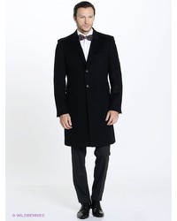 Черное длинное пальто от VINCHI