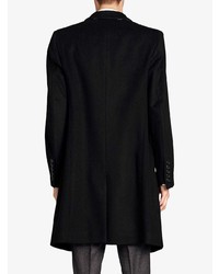 Черное длинное пальто от Burberry